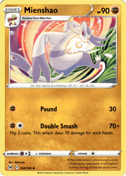 2022 Mienshao #104 Lost Origin