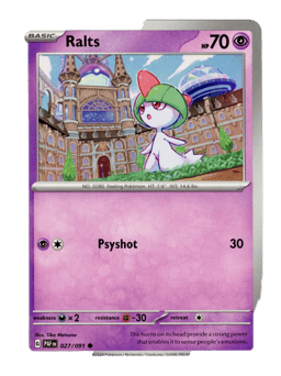2024 Ralts #27 Paldean Fates