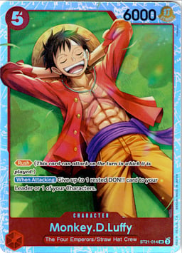 2025 Monkey.D.Luffy (foil) #14 EX Gear 5