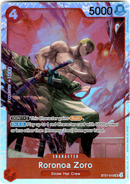2025 Roronoa Zoro (foil) #15 EX Gear 5