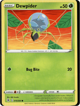 2021 Dewpider #19 Fusion Strike
