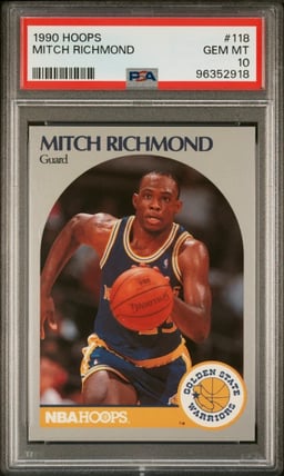 1990 HOOPS #118 MITCH RICHMOND P