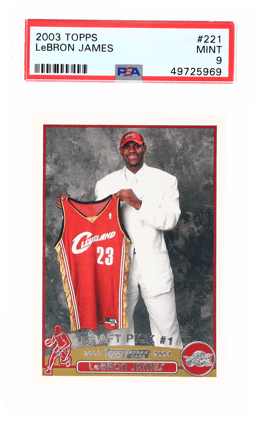 2003 Topps LeBron James #221 PSA 9