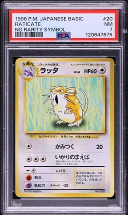 1996 Pokemon Japanese Base Set R