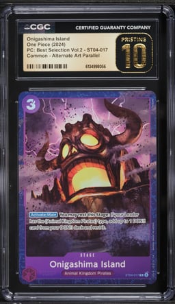 2024 One Piece Premium Collection Best Selection Vol.2 Onigashima Island #ST04-017 CGC 10