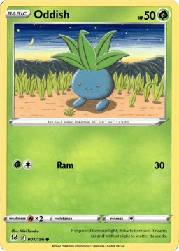2022 Oddish #1 Lost Origin