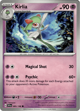 2023 Kirlia #85 Scarlet & Violet
