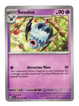2024 Swoobat #33 Paldean Fates