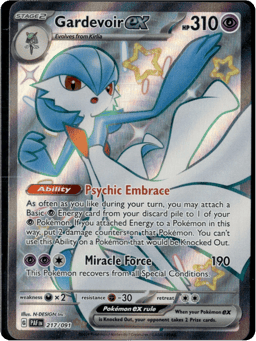 2024 Gardevoir ex #217 Paldean Fates