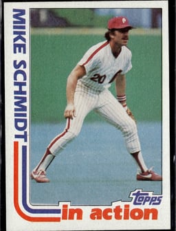 1982 Mike Schmidt #101 In Action