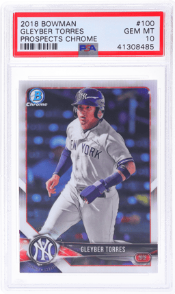 2018 Bowman Chrome Prospect Gleyber Torres #BCP100 PSA 10