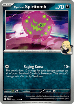 2026 Cynthia's Spiritomb #133 Ascended Heroes