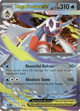 2026 Mega Froslass ex #47 Ascended Heroes