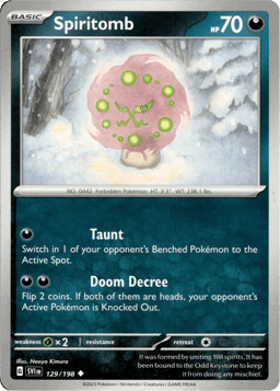 2023 Spiritomb #129 Scarlet & Violet
