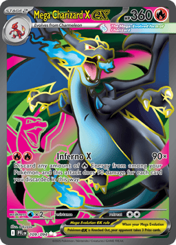 2025 Mega Charizard X ex #109 Phantasmal Flames