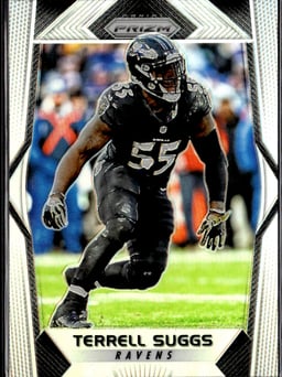 2017 Terrell Suggs #153 Prizm