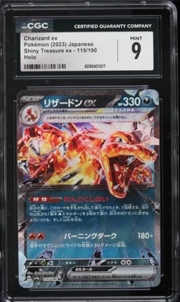 2023 Pokemon Japanese Scarlet & Violet Shiny Treasure ex Charizard ex #115 CGC 9 MINT