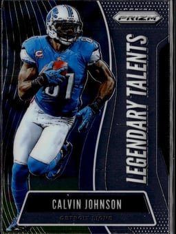 2019 Calvin Johnson #LT-CJ Prizm Legendary Talents