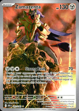 2025 Zamazenta #201 Destined Rivals