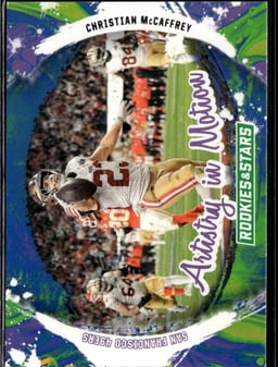 2024 Christian McCaffrey #AIM-CMY Rookies & Stars Artistry in Motion