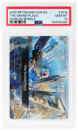 2025 Riftbound League of Legends Origins Worlds Bundle Shanghai the Grand Plaza #293a PSA 10