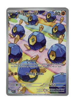 2025 Roggenrola #127 White Flare