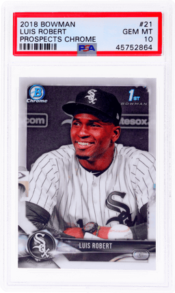 2018 Bowman Chrome Prospect Luis Robert #BCP21 PSA 10