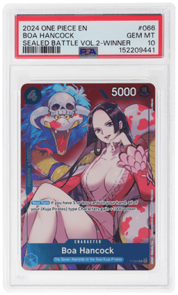 2024 One Piece Promo Sealed Battle Volume 2 Winner Boa Hancock #P066 PSA 10