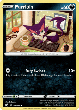 2023 Purrloin #77 Crown Zenith