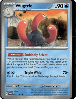 2023 Wugtrio #53 Paradox Rift