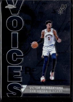 2025 Victor Wembanyama #VS-1 Topps Chrome Voices