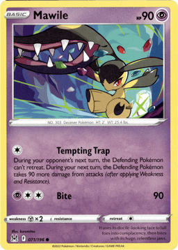 2022 Mawile #71 Lost Origin
