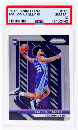 2018 Panini Prizm Marvin Bagley III #181 PSA 10
