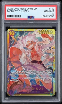 2023 One Piece Japanese Awakening Of The New Era SEC Monkey D. Luffy #OP05-119 PSA 10 GEM MINT