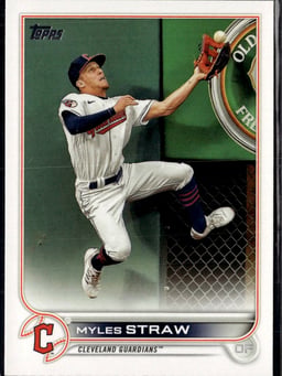 2022 Myles Straw #654 Topps
