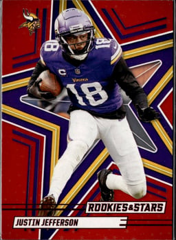 2025 Justin Jefferson #75 Rookies & Stars