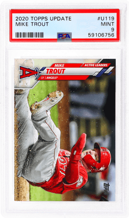 2020 Topps Update Mike Trout #U119 PSA 9