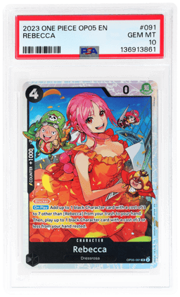 2023 One Piece Awakening of the New Era Rebecca #OP05091 PSA 10