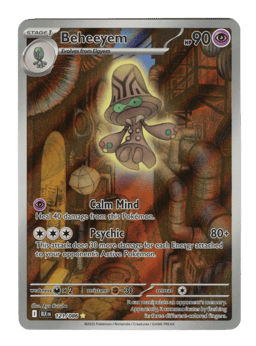2025 Beheeyem #121 Black Bolt