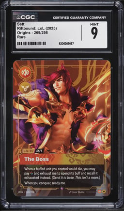 2025 Riftbound League Of Legends LoL Origins Sett #269 CGC 9 MINT