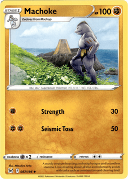 2022 Machoke #87 Lost Origin