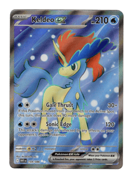 2025 Keldeo ex #159 White Flare