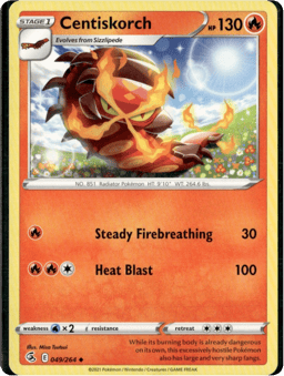 2021 Centiskorch #49 Fusion Strike