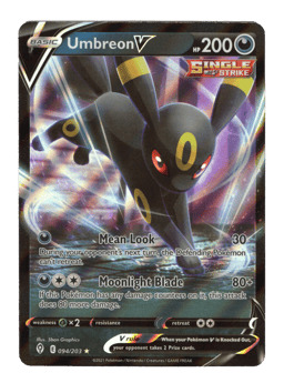 2021 Umbreon V #94 Evolving Skies