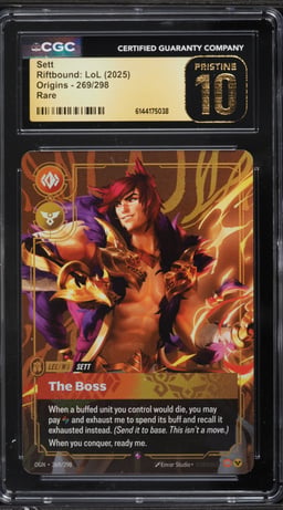 2025 Riftbound League Of Legends LoL Origins Sett #269 CGC 10 PRISTINE