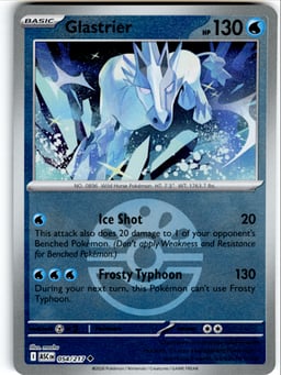 2026 Glastrier (Ball Reverse Holofoil) #54 Ascended Heroes