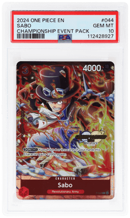 2024 One Piece Championship Event Pack Sabo #44 PSA 10