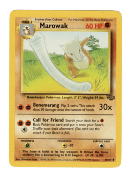 1999 Marowak #39 Jungle Unlimited
