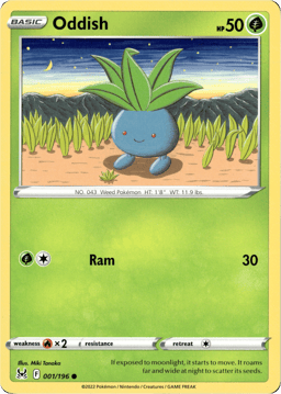 2022 Oddish #1 Lost Origin
