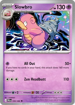 2026 Slowbro #30 Pitch Black